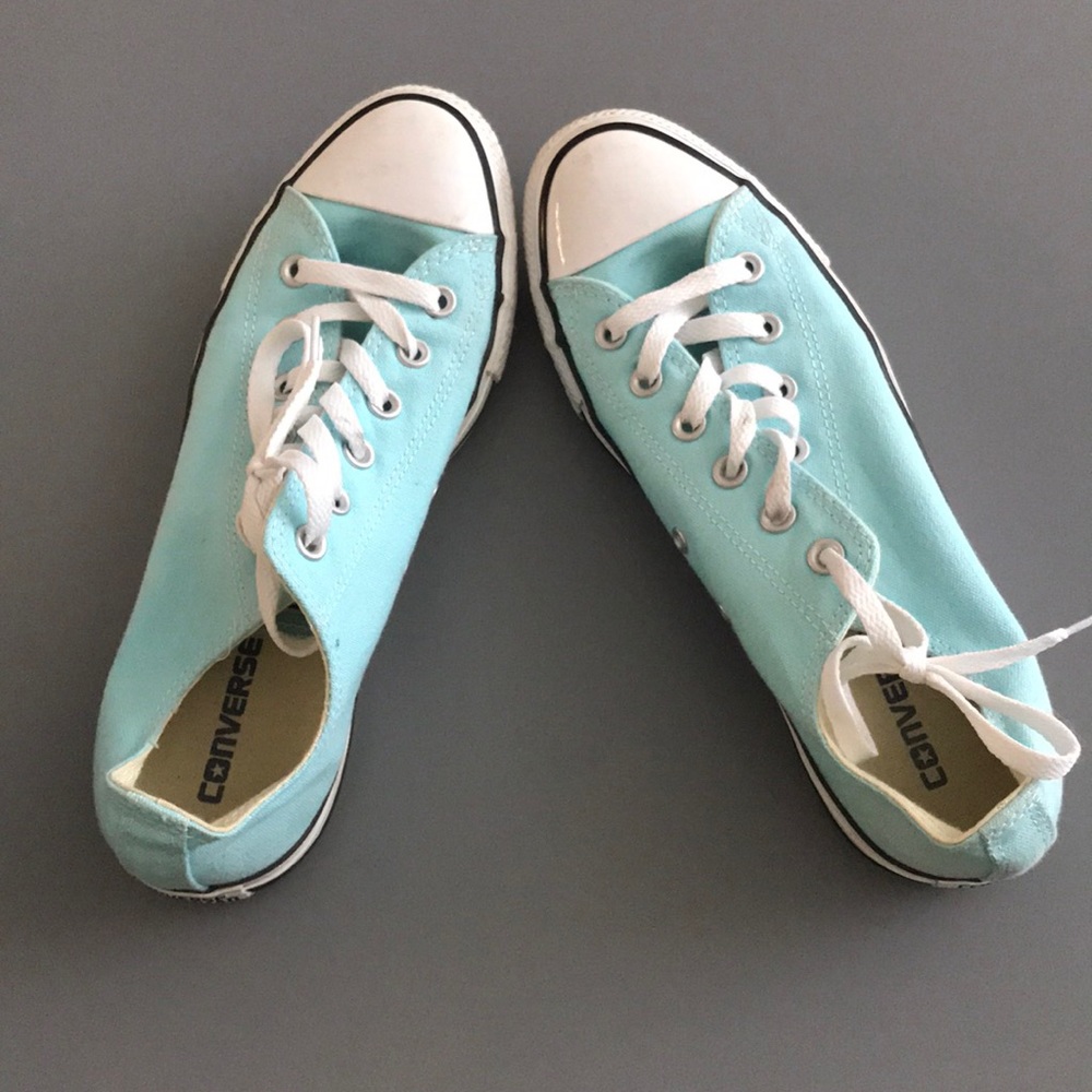 Turquoise Converse - Picture 1 of 3